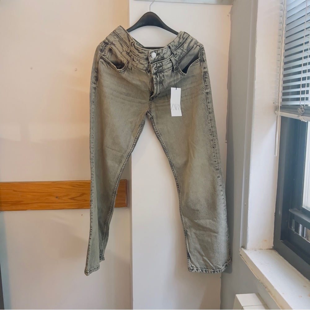 Zara Womans Gray Jeans